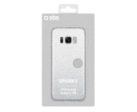 SBS Etui Sparky Glitter Cover do Samsung Galaxy S8 srebne - 1451631 - zdjęcie 1